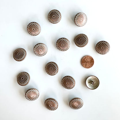 Metal Buttons 5/8 inch to 7/8 inch