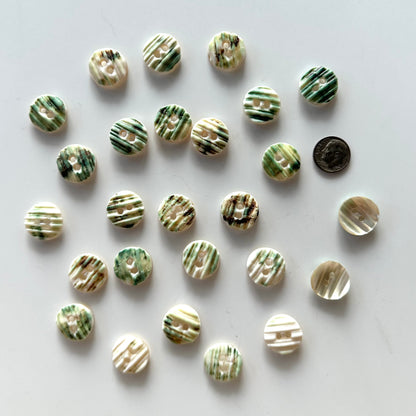 Shell Buttons - 5/8 to 7/8 inch