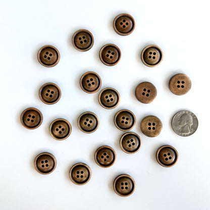 Wood Buttons 5/8 to 7/8 inch
