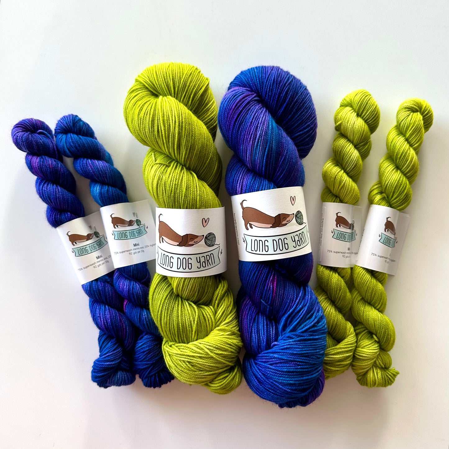 Merino Sock Crawl Colors | Long Dog Yarn