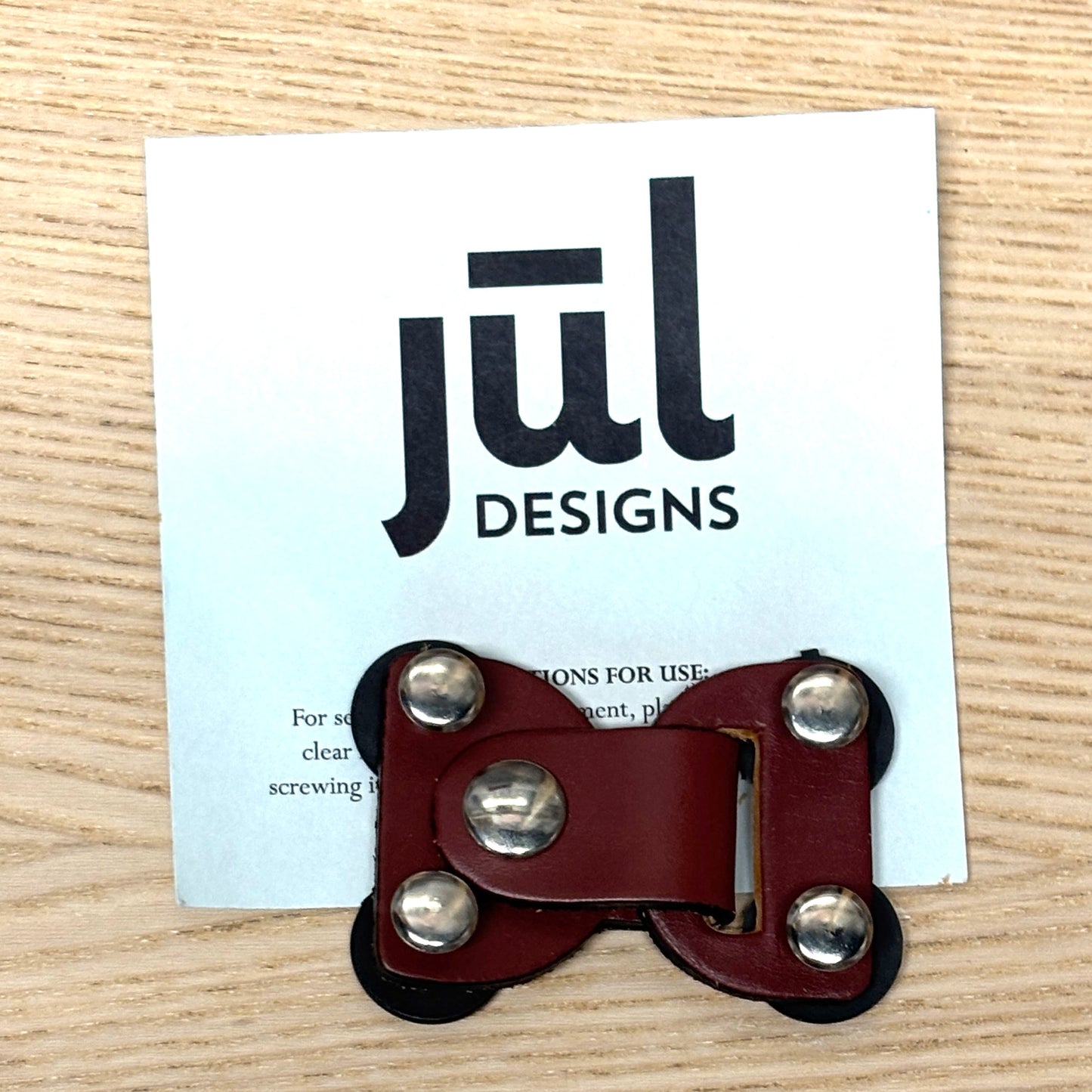 Jul Designs leather closures - sale