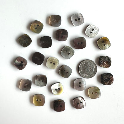 Shell Buttons - under 5/8 inch