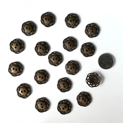 Metal Buttons 5/8 inch to 7/8 inch