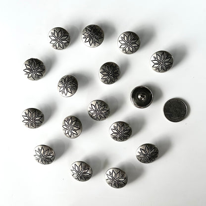 Metal Buttons 5/8 inch to 7/8 inch