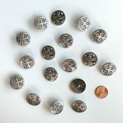 Metal Buttons 5/8 inch to 7/8 inch