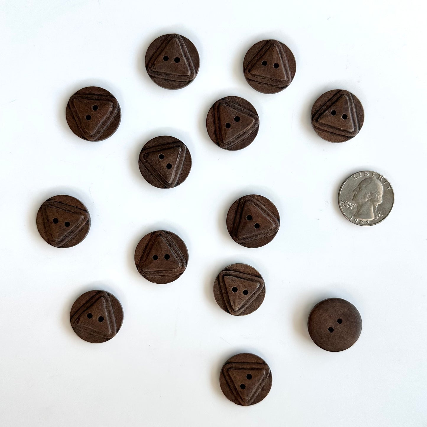 Wood Buttons 5/8 to 7/8 inch