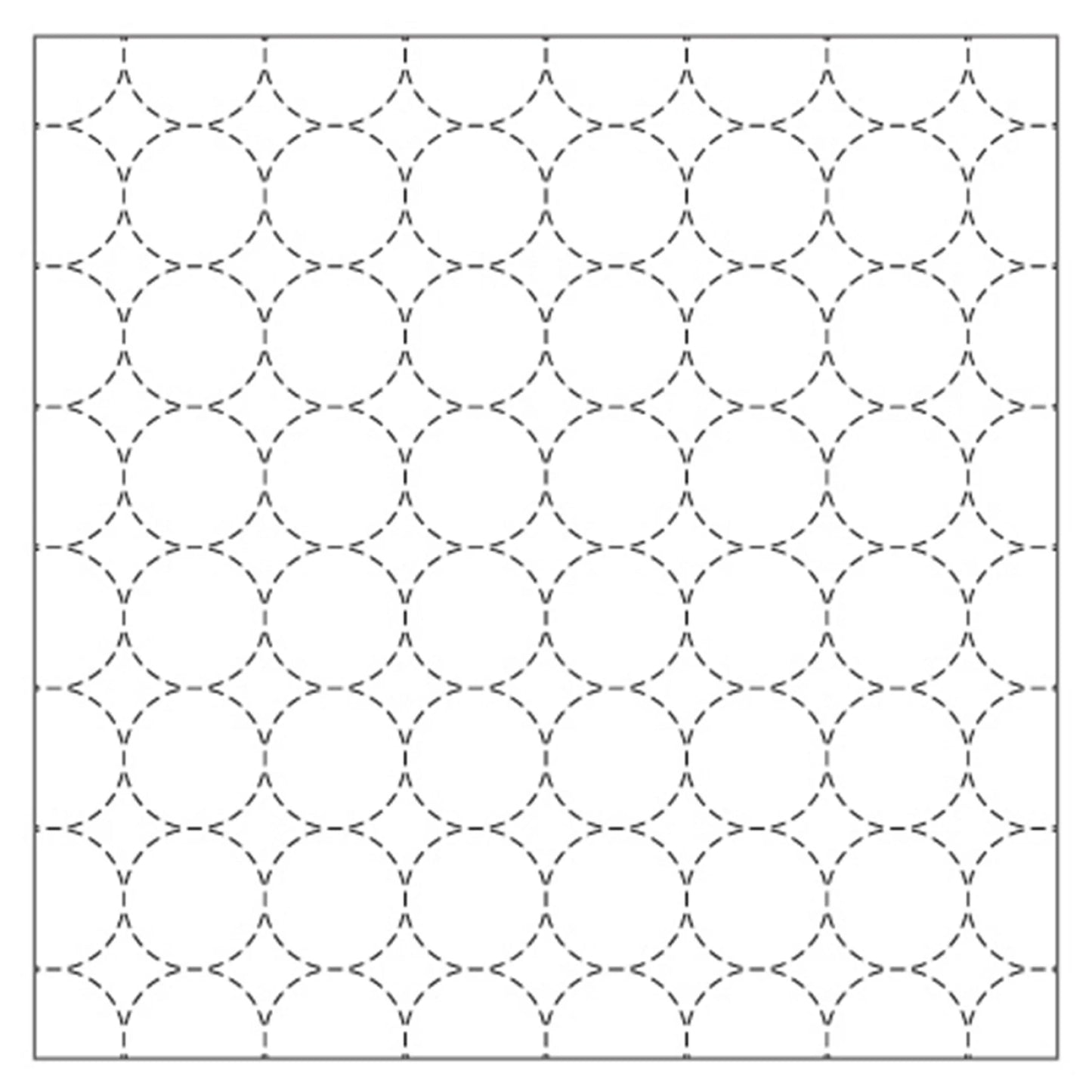 Preprinted Sashiko Cotton & Linen Fabric
