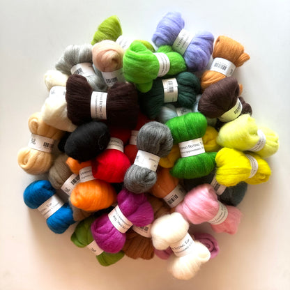 Merino Felting Top - 10 grams | Black Squirrel Yarns