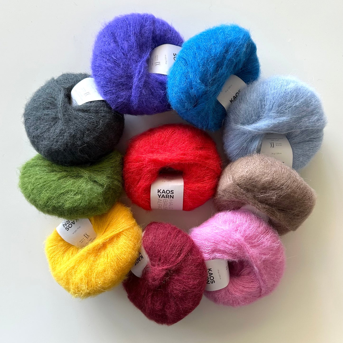 Halo Brushed Alpaca | Kaos Yarn