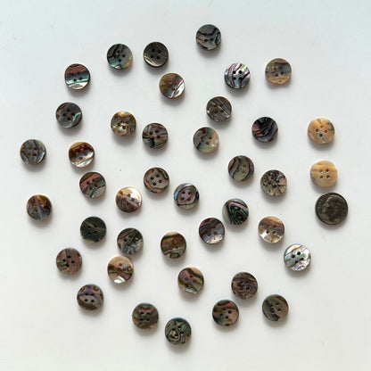 Shell Buttons - under 5/8 inch