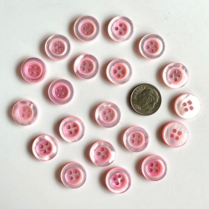 Shell Buttons - under 5/8 inch