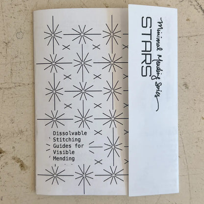 Stars - Minimal Mending + Embellishment Stick & Stitch | Approved Textiles