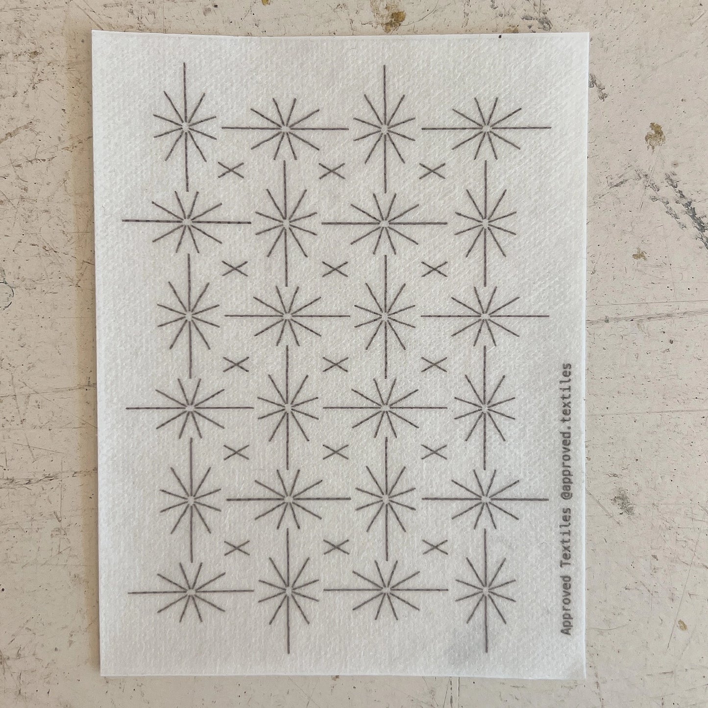 Stars - Minimal Mending + Embellishment Stick & Stitch | Approved Textiles