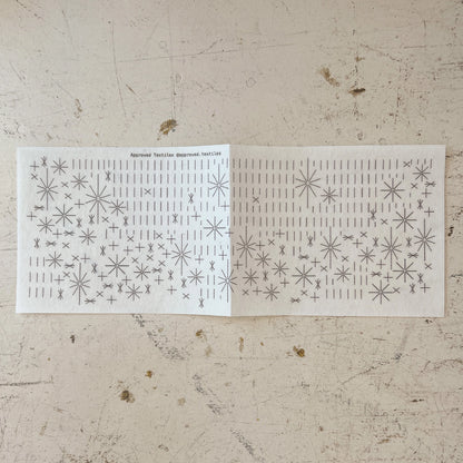 Stars - Minimal Mending + Embellishment Stick & Stitch | Approved Textiles