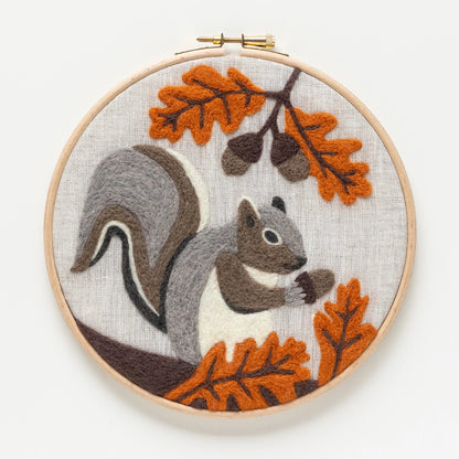 Autumn Squirrel Needle Felting Kit