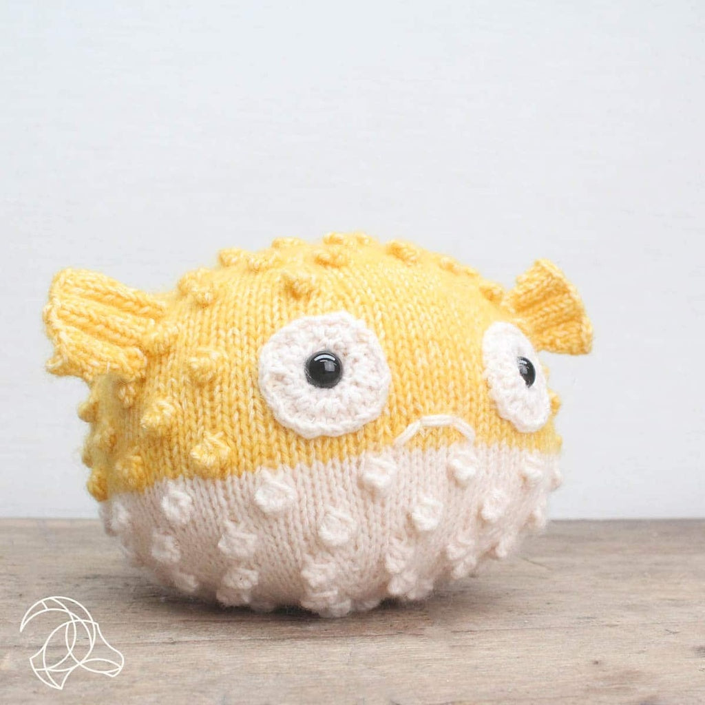 Bart Blowfish Knit Amigurumi Kit