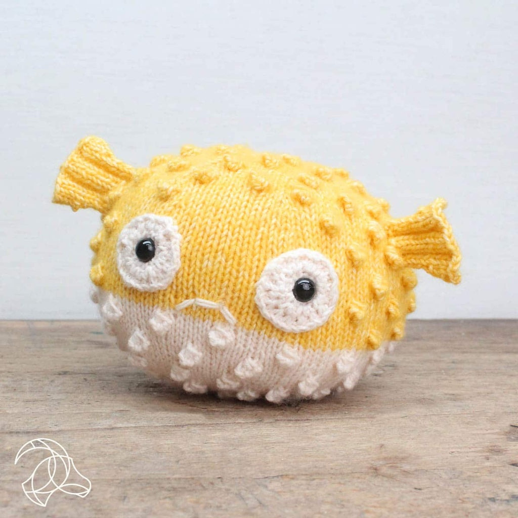 Bart Blowfish Knit Amigurumi Kit