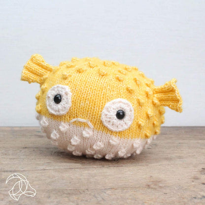 Bart Blowfish Knit Amigurumi Kit