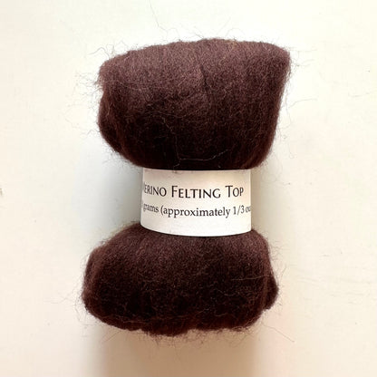 Merino Felting Top - 10 grams | Black Squirrel Yarns
