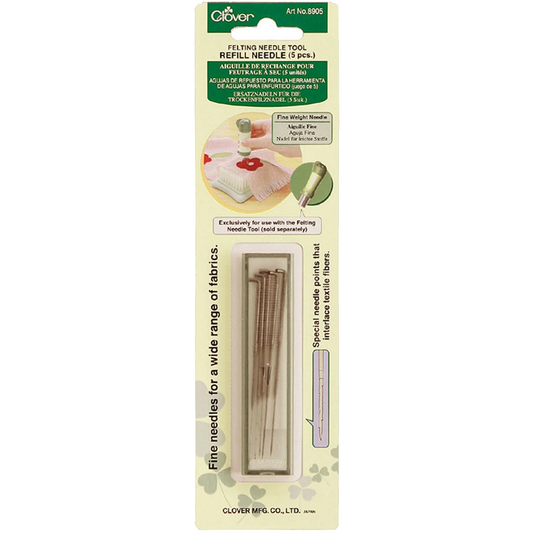 Clover Felting Refill Needles, Fine