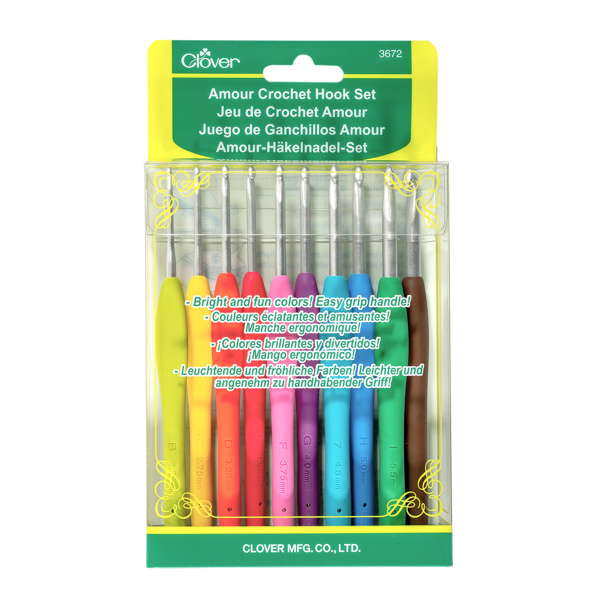 Clover Amour Ergonomic Hooks