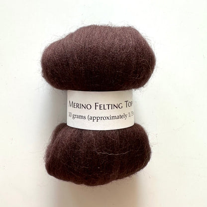 Merino Felting Top - 10 grams | Black Squirrel Yarns