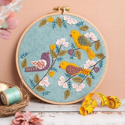 Dawn Chorus Felt Appliqué Hoop Kit | Corinne Lapierre