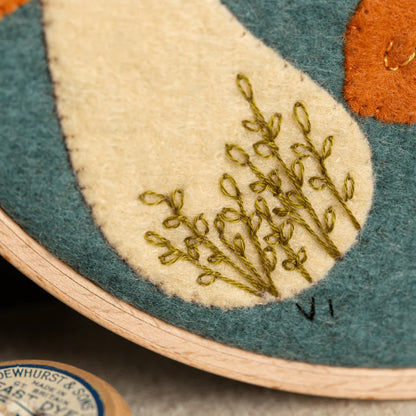 Fungi Felt Appliqué Hoop Kit | Corinne Lapierre