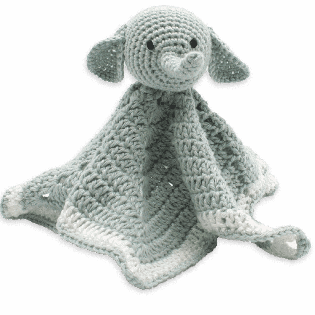 Cuddle Cloth Elephant Crochet Amigurumi Kit