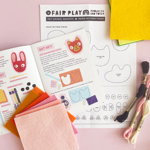 Felt Animal Mascots Kits | Fair Play Projects