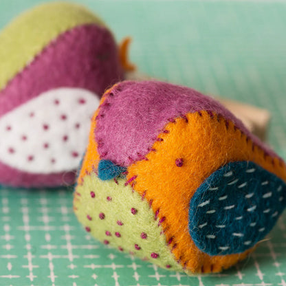 Birdhouse & Birds Felt Kit | Corinne Lapierre