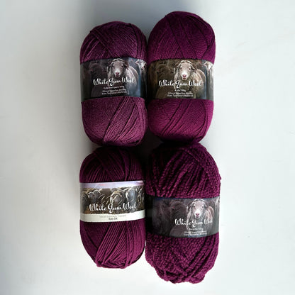 4-ply Fingering | White Gum Wool