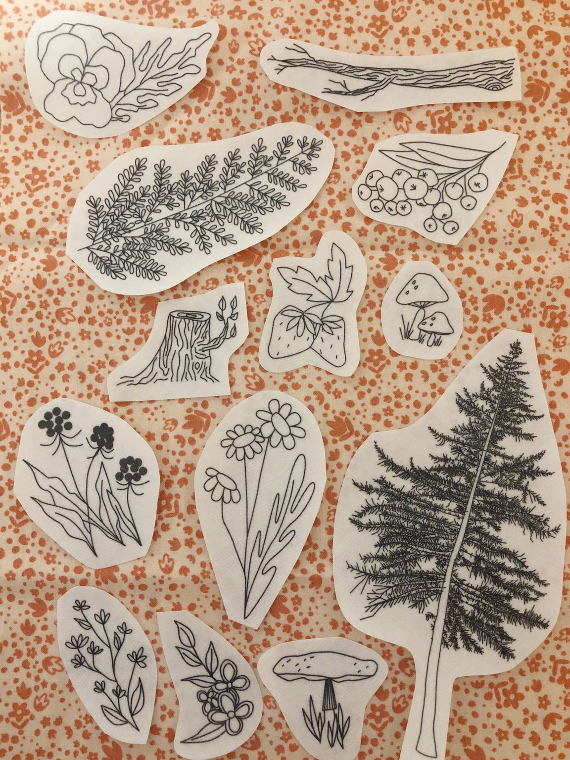 Forest Forage Stick & Stitch | MCreativeJ