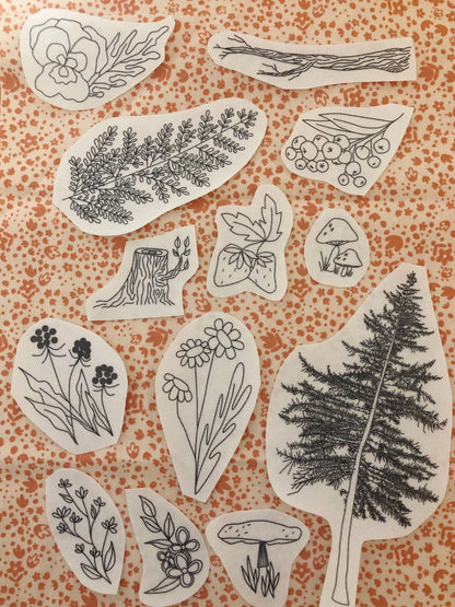 Forest Forage Stick & Stitch | MCreativeJ