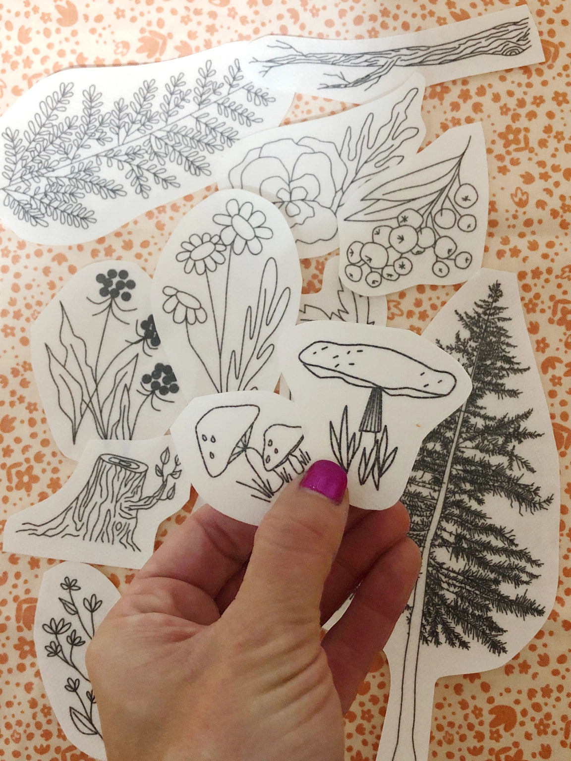 Forest Forage Stick & Stitch | MCreativeJ