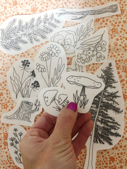 Forest Forage Stick & Stitch | MCreativeJ