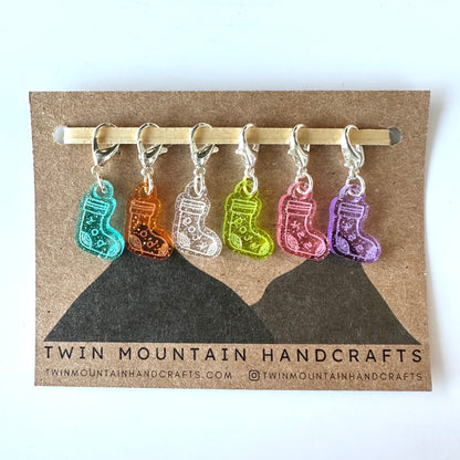 Sock Instructions Stitch Markers - Twin Mountain Handcrafts