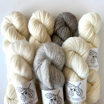 Undyed Superwash Yarns | Black Squirrel Yarns