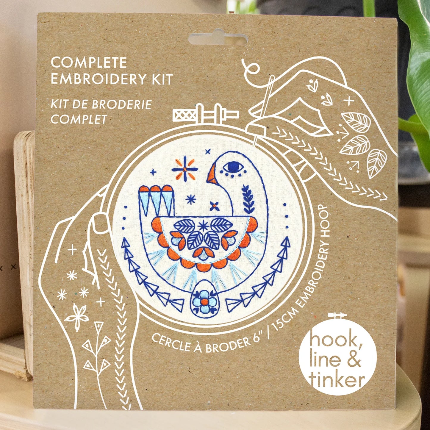 Goose Embroidery Kit | Hook, Line & Tinker