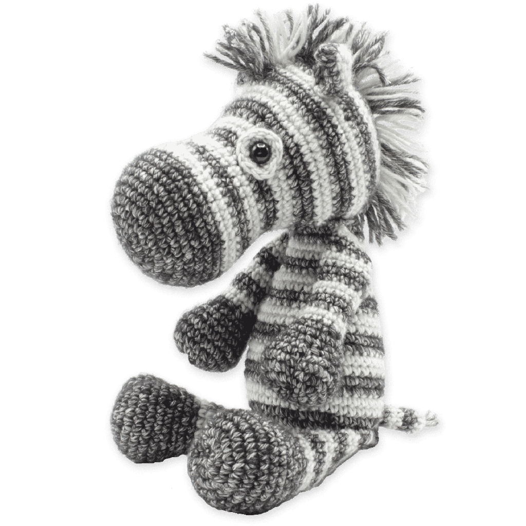 Dirk Zebra Crochet Amigurumi Kit