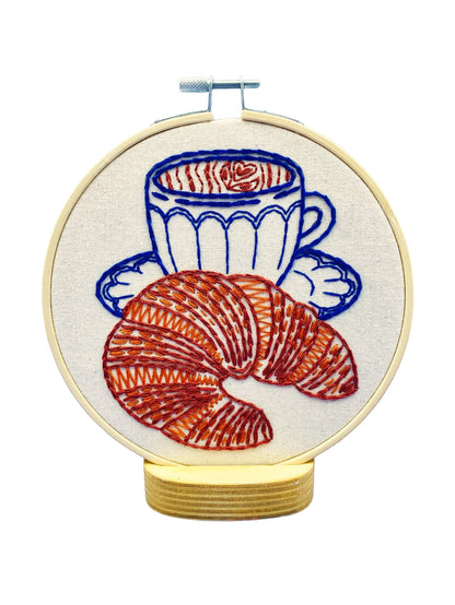 Croissant Embroidery Kit | Hook, Line & Tinker
