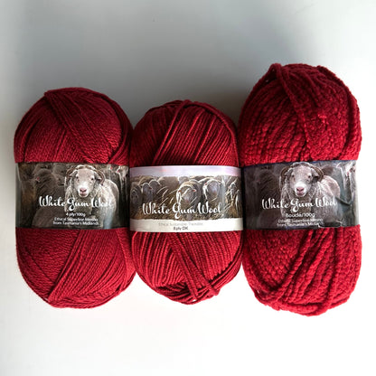 4-ply Fingering | White Gum Wool