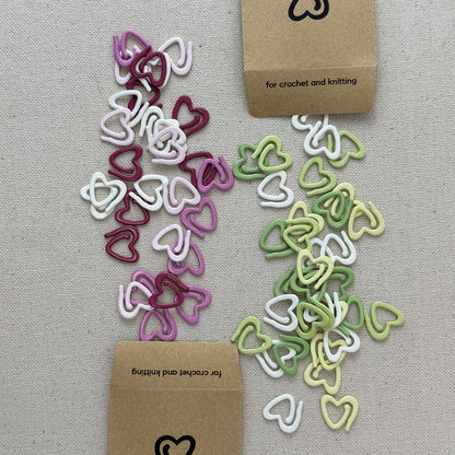 Heart Stitch Markers | Allstitch Studio