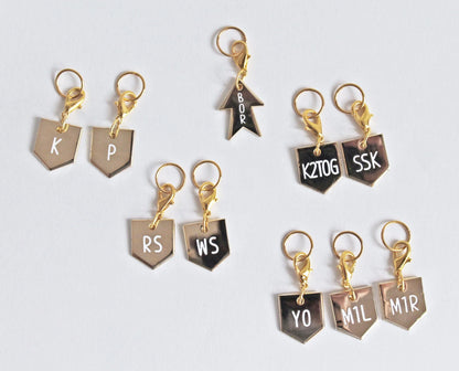 Progress Keepers / Stitch Markers - Twill & Print | final sale