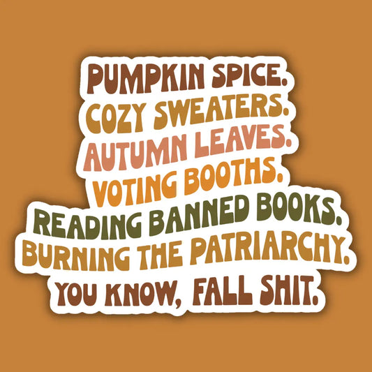 Pumpkin Spice Fall Stickers | Indigo Maiden