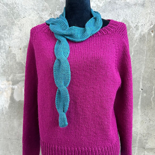 Just A Cable Scarf Pattern