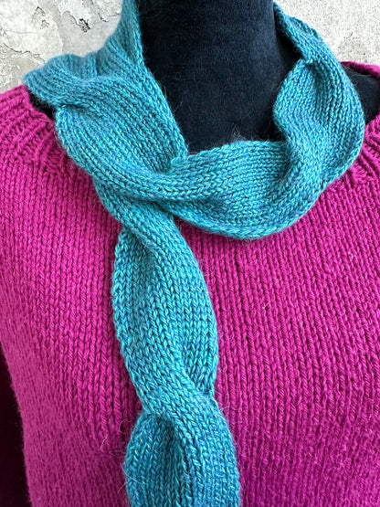 Just A Cable Scarf Pattern