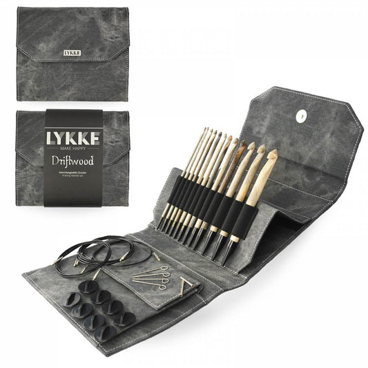 Driftwood Lykke Interchangeable Tunisian Crochet Hook Set