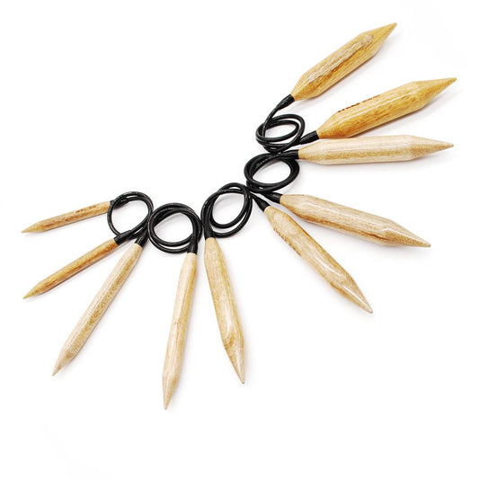 Big Mango Wood Circular Knitting Needles | Lykke