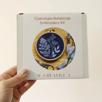 Cyanotype Botanical Embroidery Kit | MCreativeJ